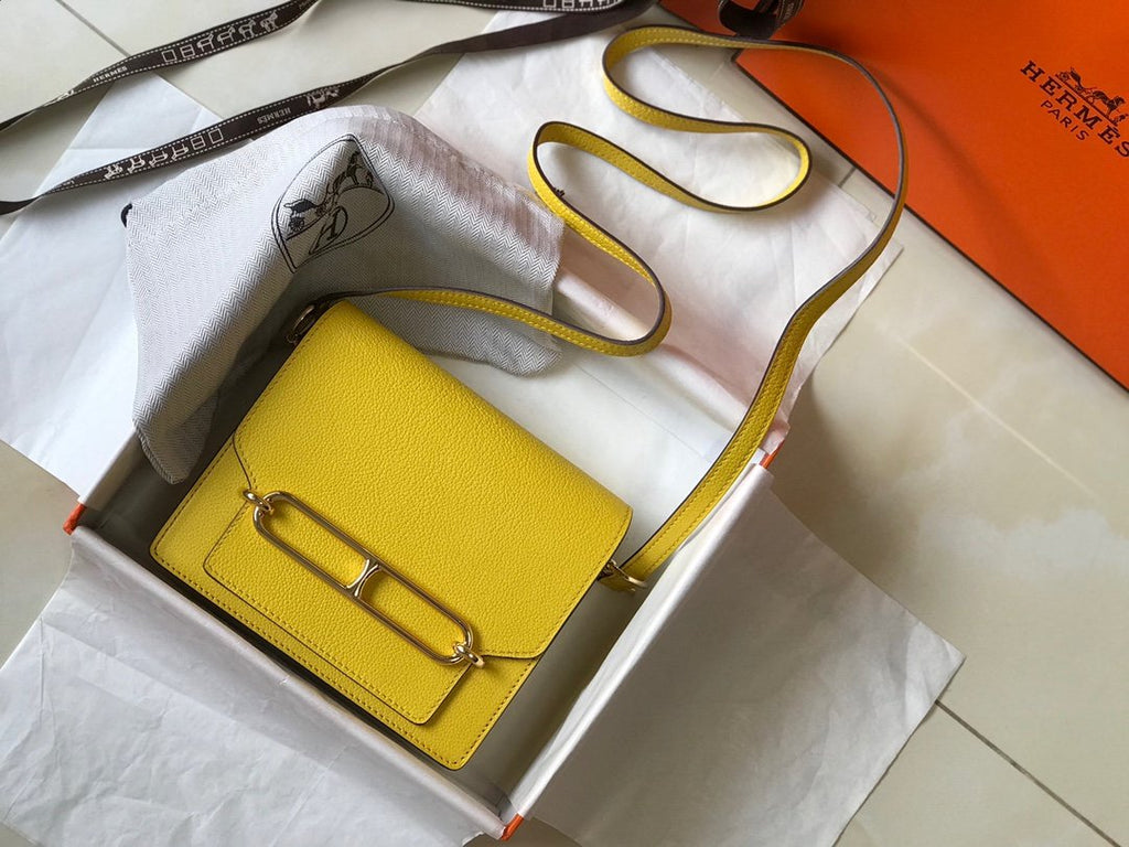 Mini Evercolor Sac Roulis 19 Lime For Women, Handbags, Shoulder Bags 7.5in/19cm