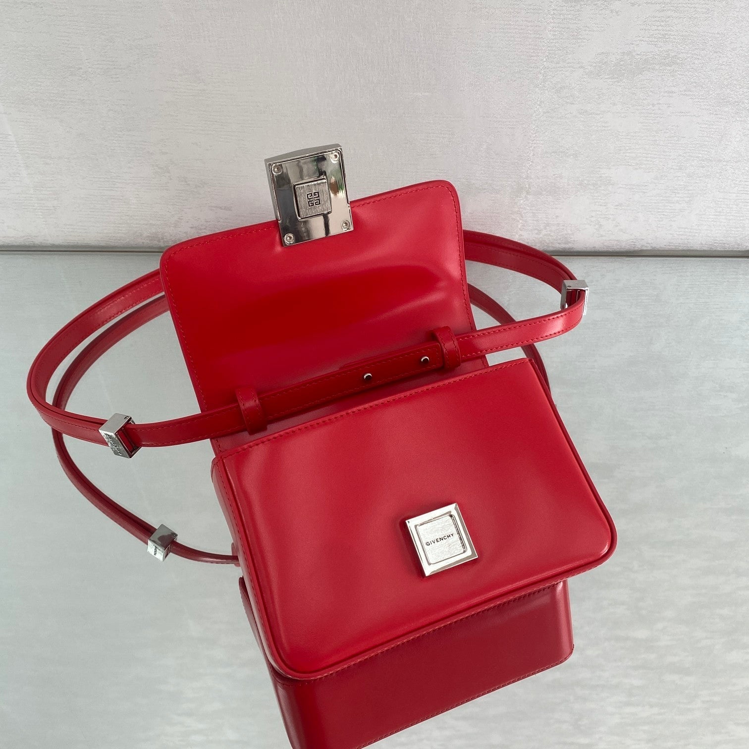 gv Small 4G Bag Red For Women, Handbags, Shoulder Bags 6.5in/16.5cm GVC