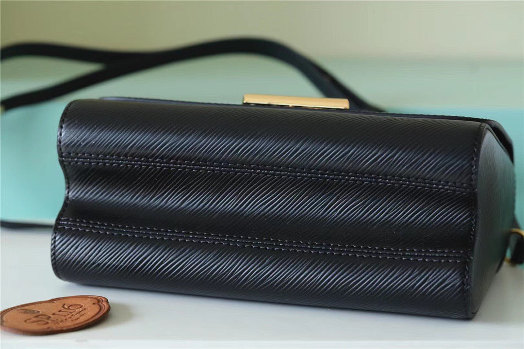 Louis Vuitton Twist MM Epi Black For Women, Women’s Bags, Shoulder And Crossbody Bags 9.1in/23cm Louis Vuitton M59887