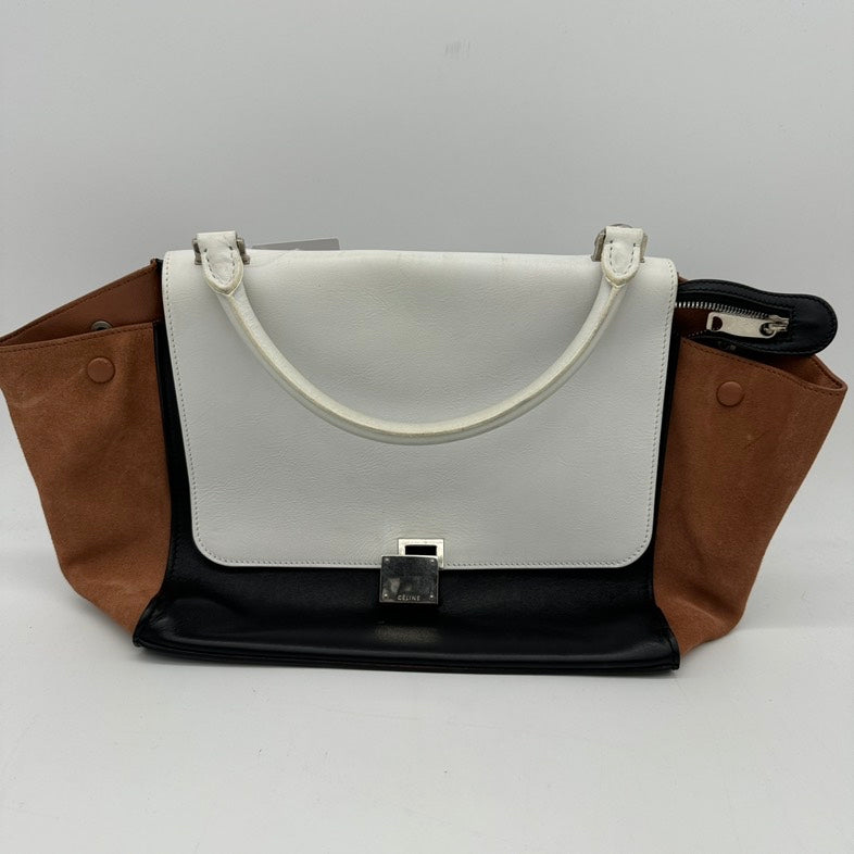 Celineline Tricolor Leather Shoulder Bag Medium
