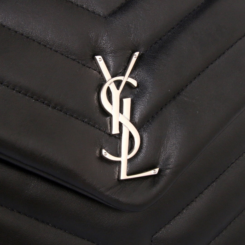 Top Quality Loulou Small Chain Bag In MatelassÃ© "Y" Black For Women 9.8in/23cm YSL 494699DV7261000