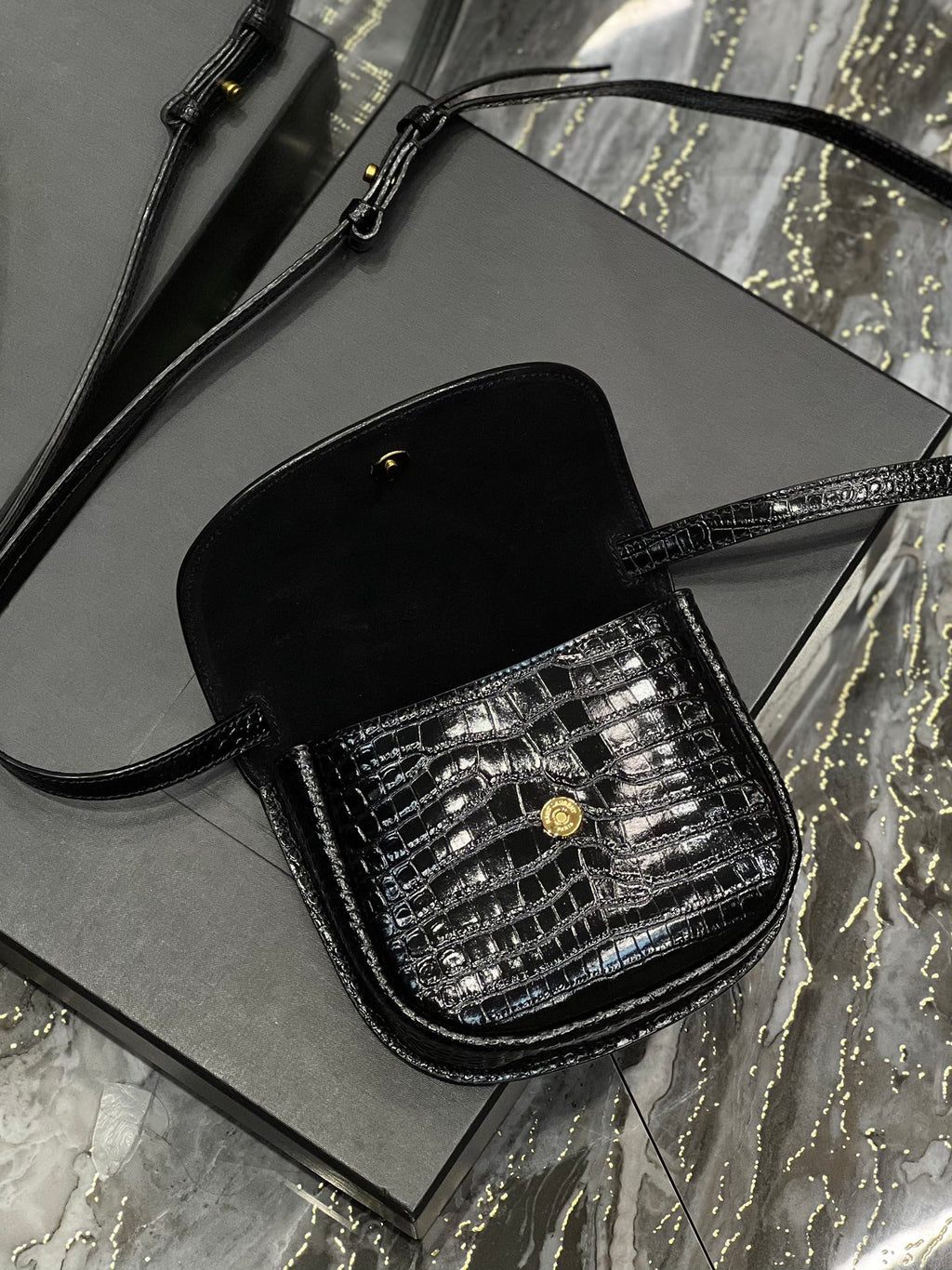 Top Quality Kaia Small Satchel Black For Women, Women’s Bags 7in/18cm YSL? 619740DND0W1000