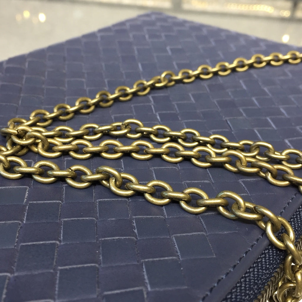 Chain Shoulder Bag Blue, For Women, Women Bags 9.6in/24.5cm