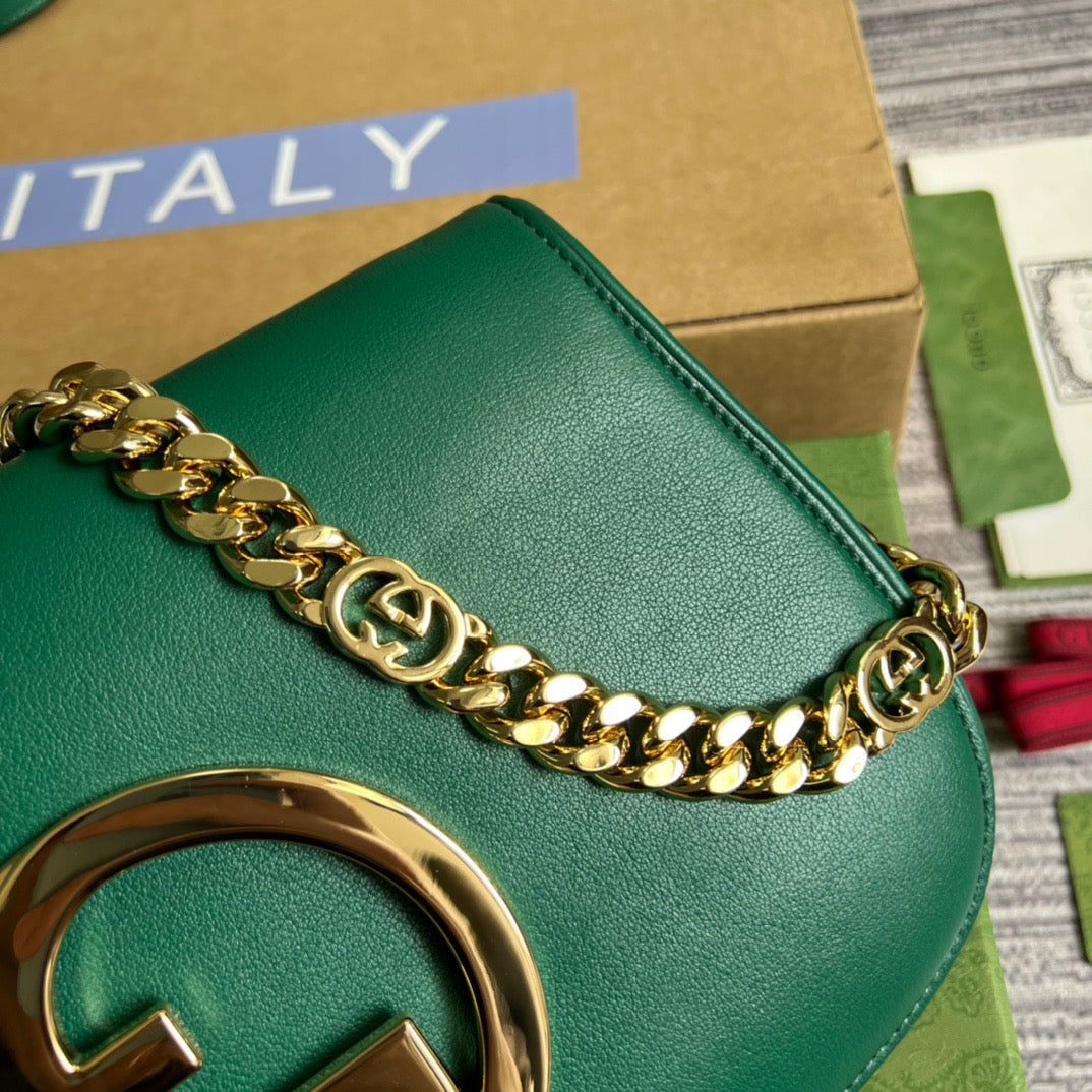 BlonGLAMIe Shoulder Bag Green For Women, Women’s Bags 11in/28cm GlamiÃ¢â‚¬Å½