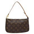 Louis Vuitton Pochette Accessoire  Canvas Clutch Bag