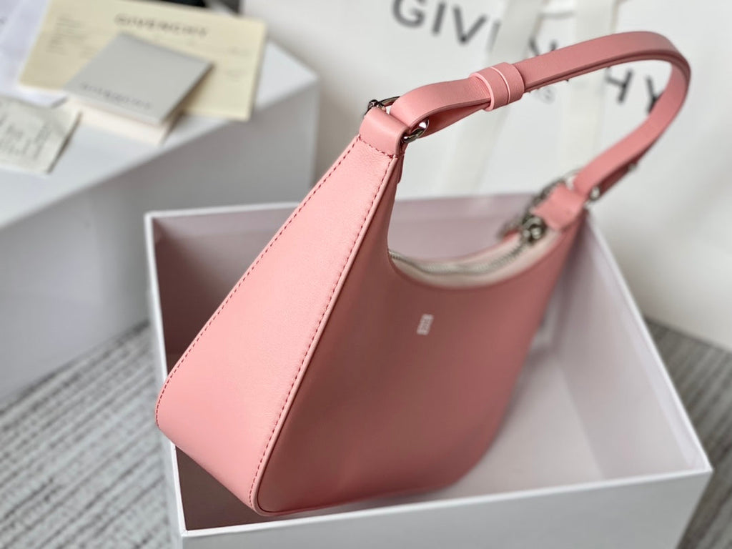 gv Small Moon Cut Out Bag Pink For Women, Handbags, Shoulder Bags 9.8in/25cm GVC