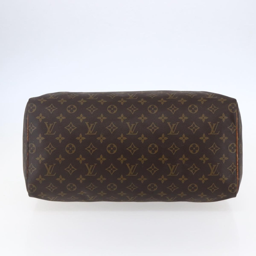 Louis Vuitton Speedy Bandouliere Bag Monogram Canvas Brown Canvas Handbag