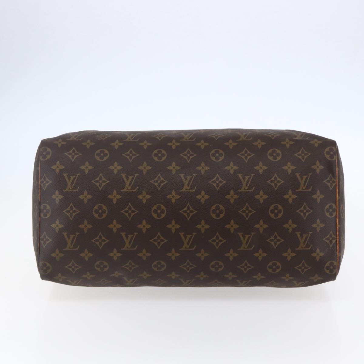 Louis Vuitton Speedy Bandouliere Bag Monogram Canvas Brown Canvas Handbag