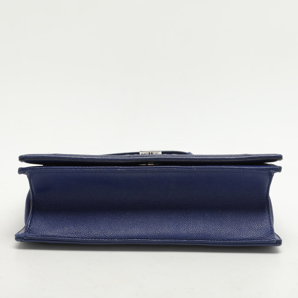 Dior Blue Leather Medium Diorama Flap Shoulder Bag