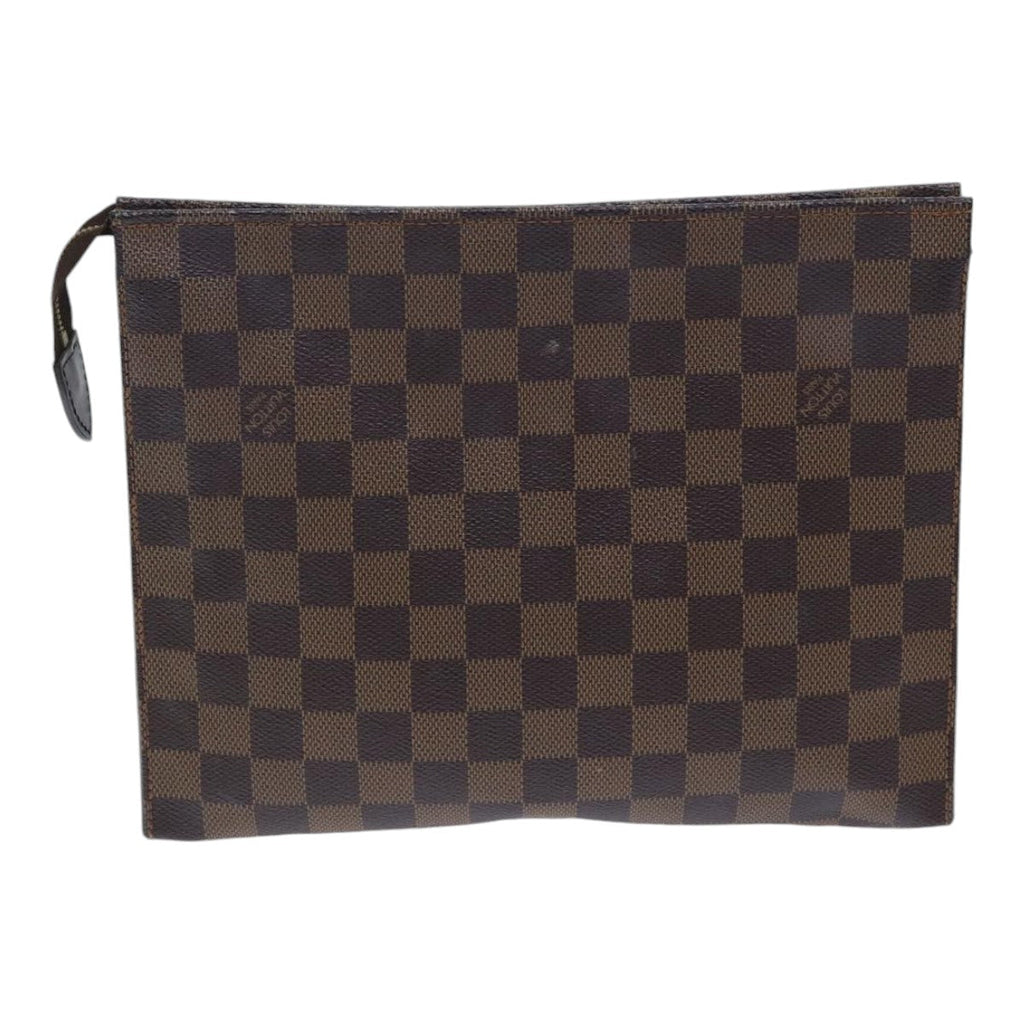Louis Vuitton Poche Toilette  Canvas Clutch Bag