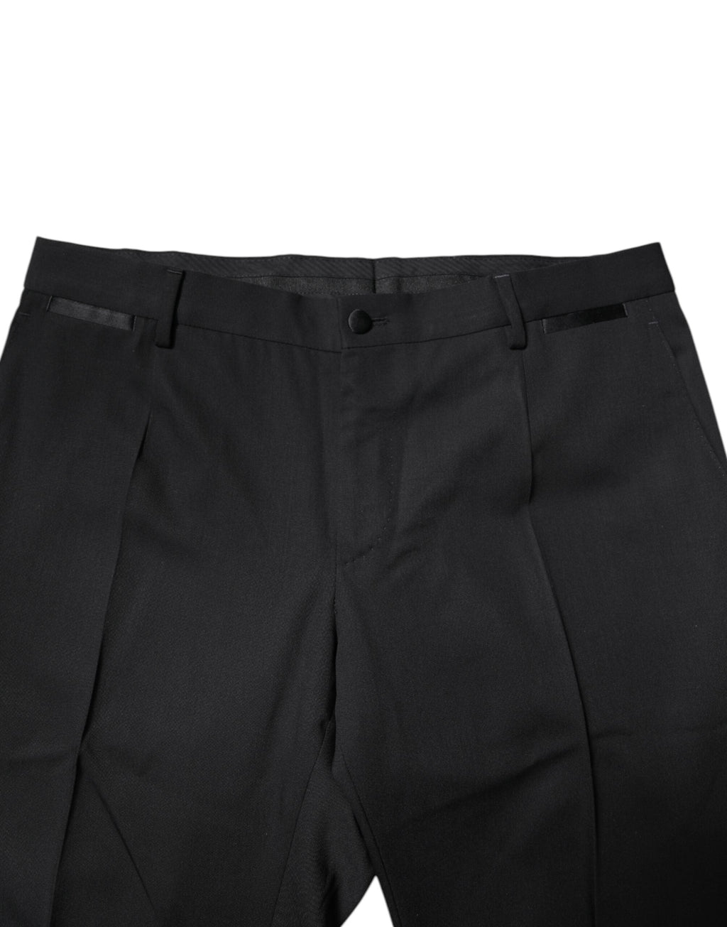 Dolce & Gabbana Black Wool Single Breasted 2 Piece Suit