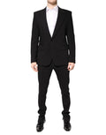 Dolce & Gabbana Multicolor Polyester Jacquard 2 Piece Suit