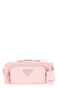 Prada Women Logo Antique Nappa Crossbody Bag