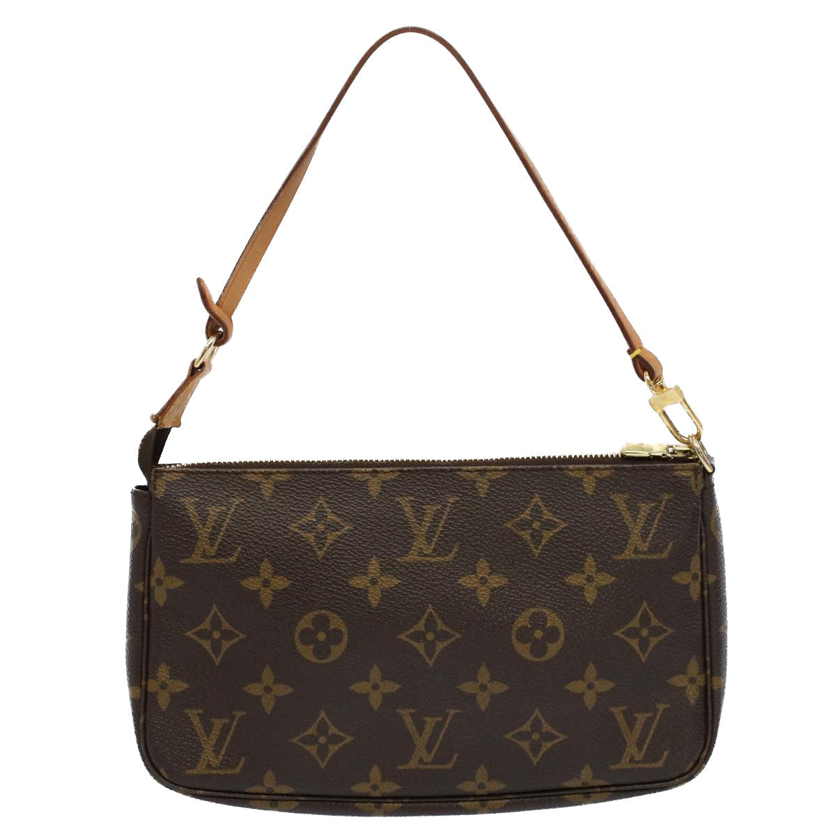 Louis Vuitton Pochette Accessoire  Canvas Clutch Bag