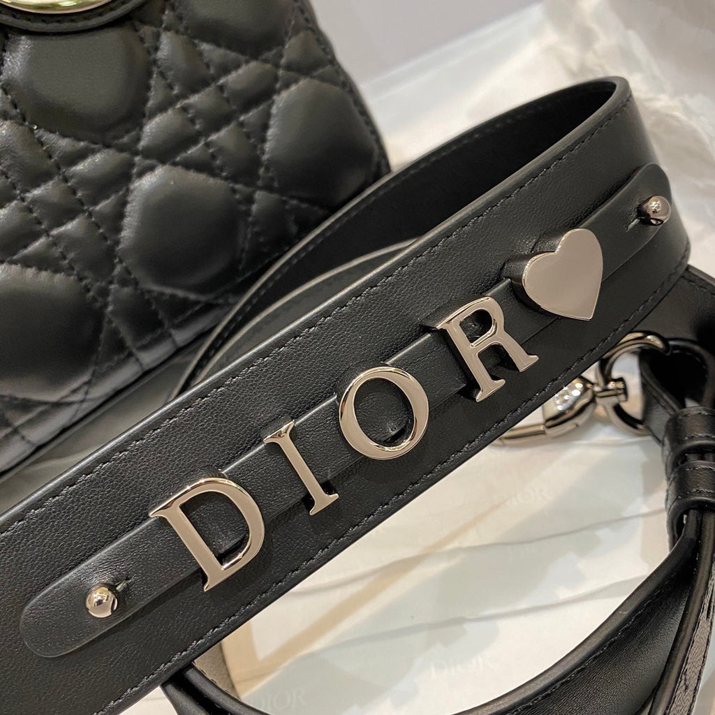 Small Lady Bag SiLouis Vuittoner Hardware, Black, For Women WomenÃ¢â‚¬â„¢s Handbags, Crossbody Bags, 20cm CD