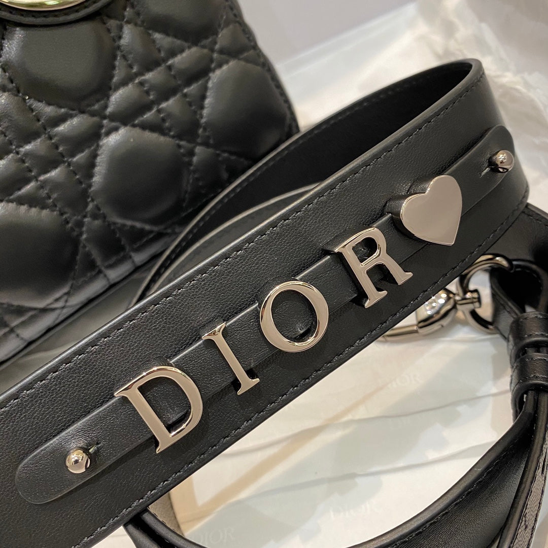 Small Lady Bag SiLouis Vuittoner Hardware, Black, For Women WomenÃ¢â‚¬â„¢s Handbags, Crossbody Bags, 20cm CD