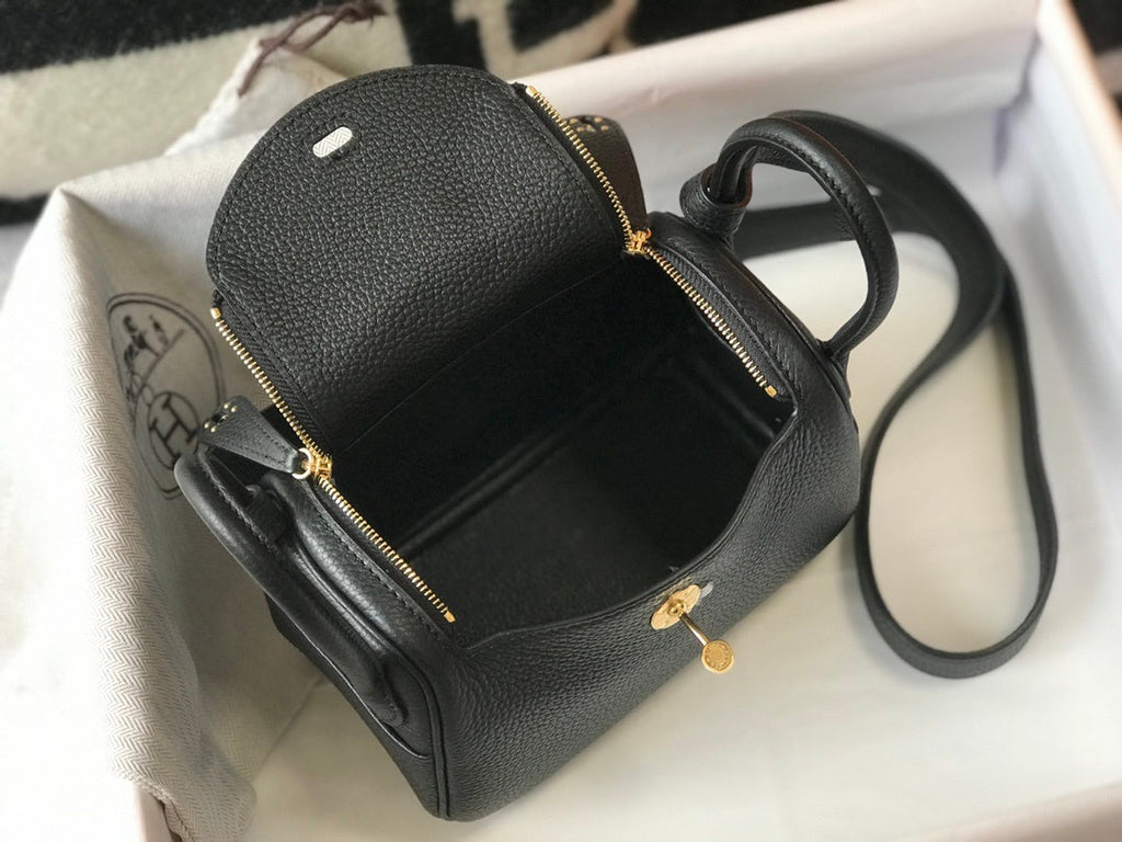 Lindy Mini ClemenBag Black For Women, WomenÃ¢â‚¬â„¢s Handbags, Shoulder And Crossbody Bags 7.5in/19cm