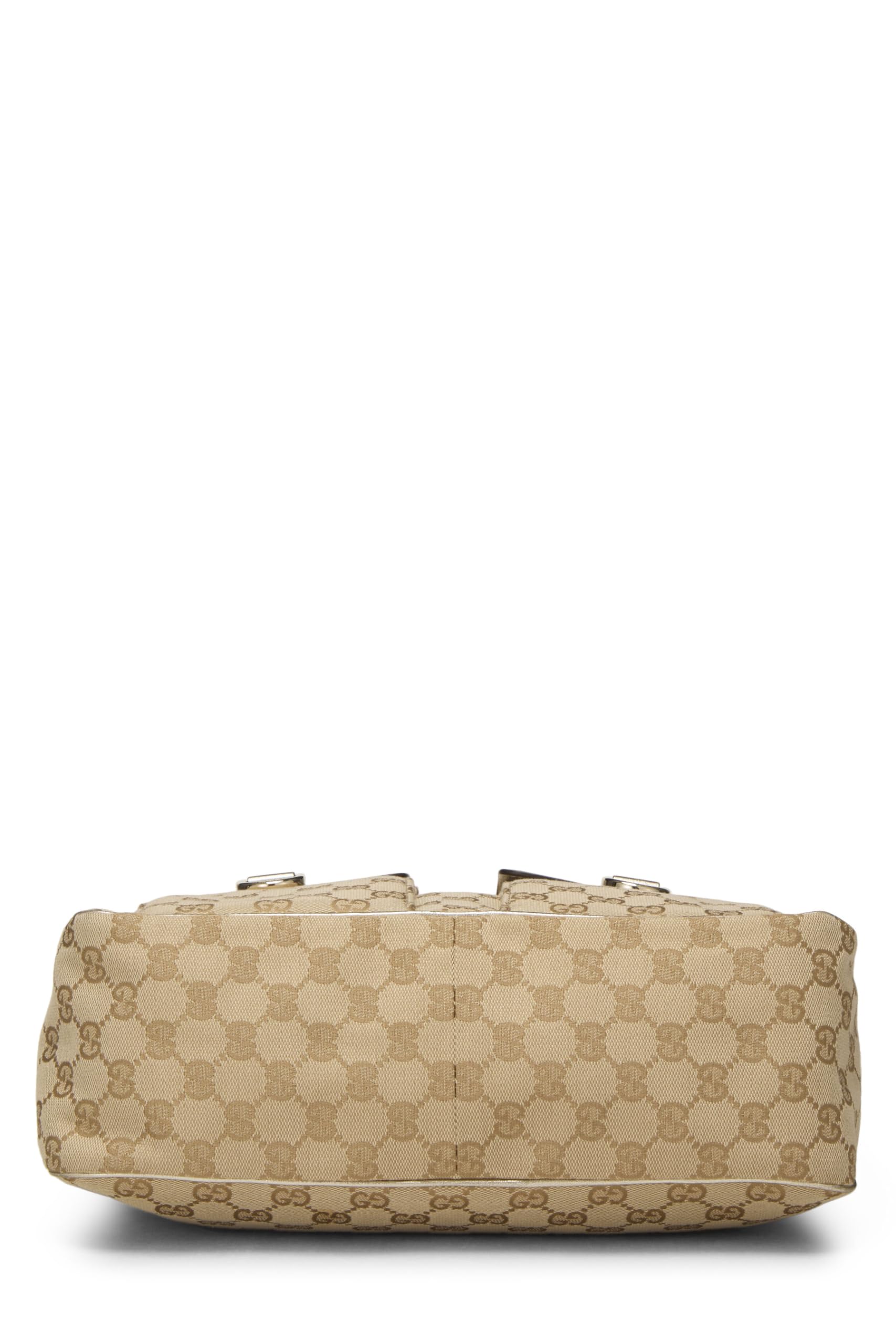 Gucci,  Gold Original GG Canvas Abbey Shoulder Bag, Gold