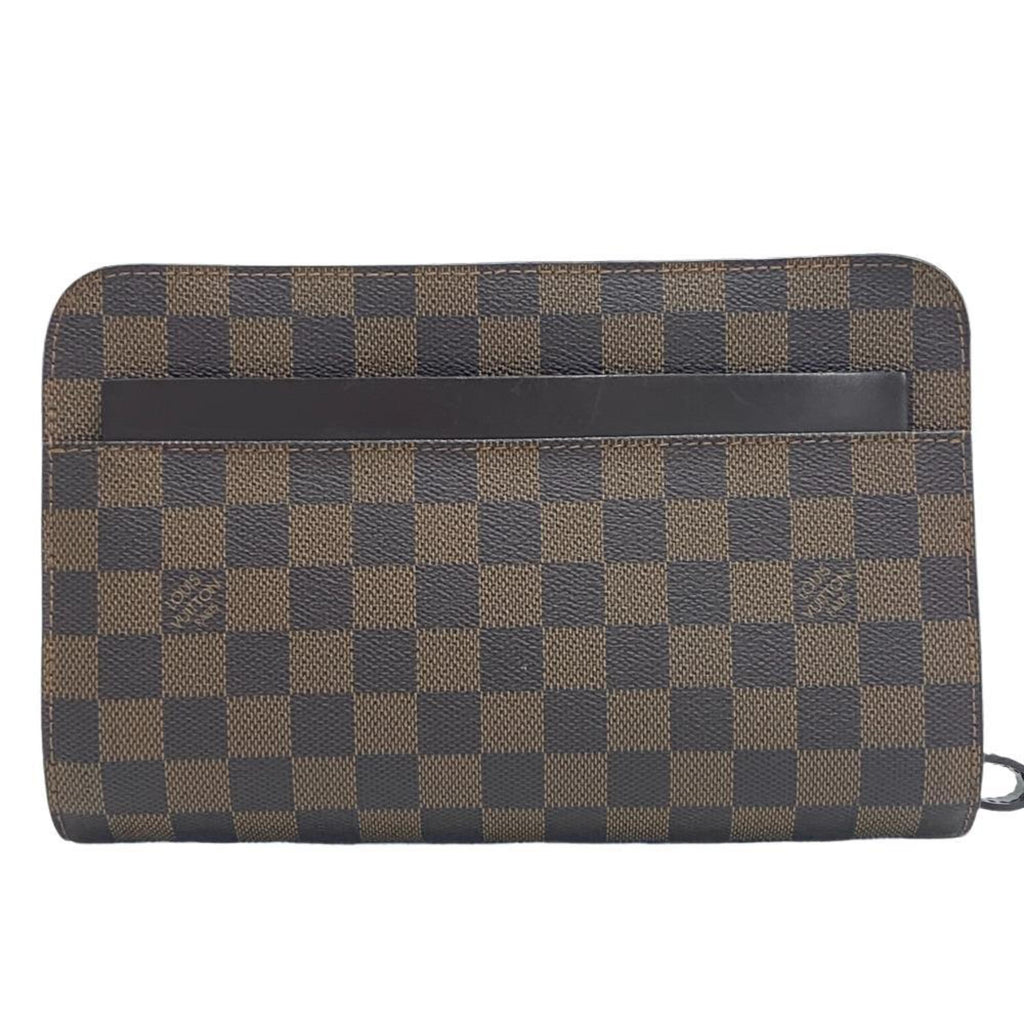 Louis Vuitton Saint Louis  Leather Clutch Bag
