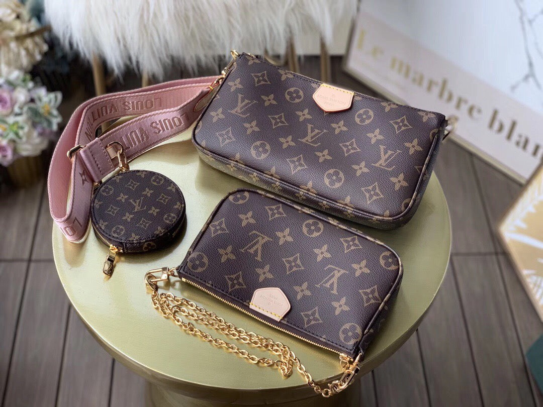 Louis Vuitton Multi Pochette Accessoires Monogram Canvas For Women,  Shoulder And Crossbody Bags 24cm Louis Vuitton M44840