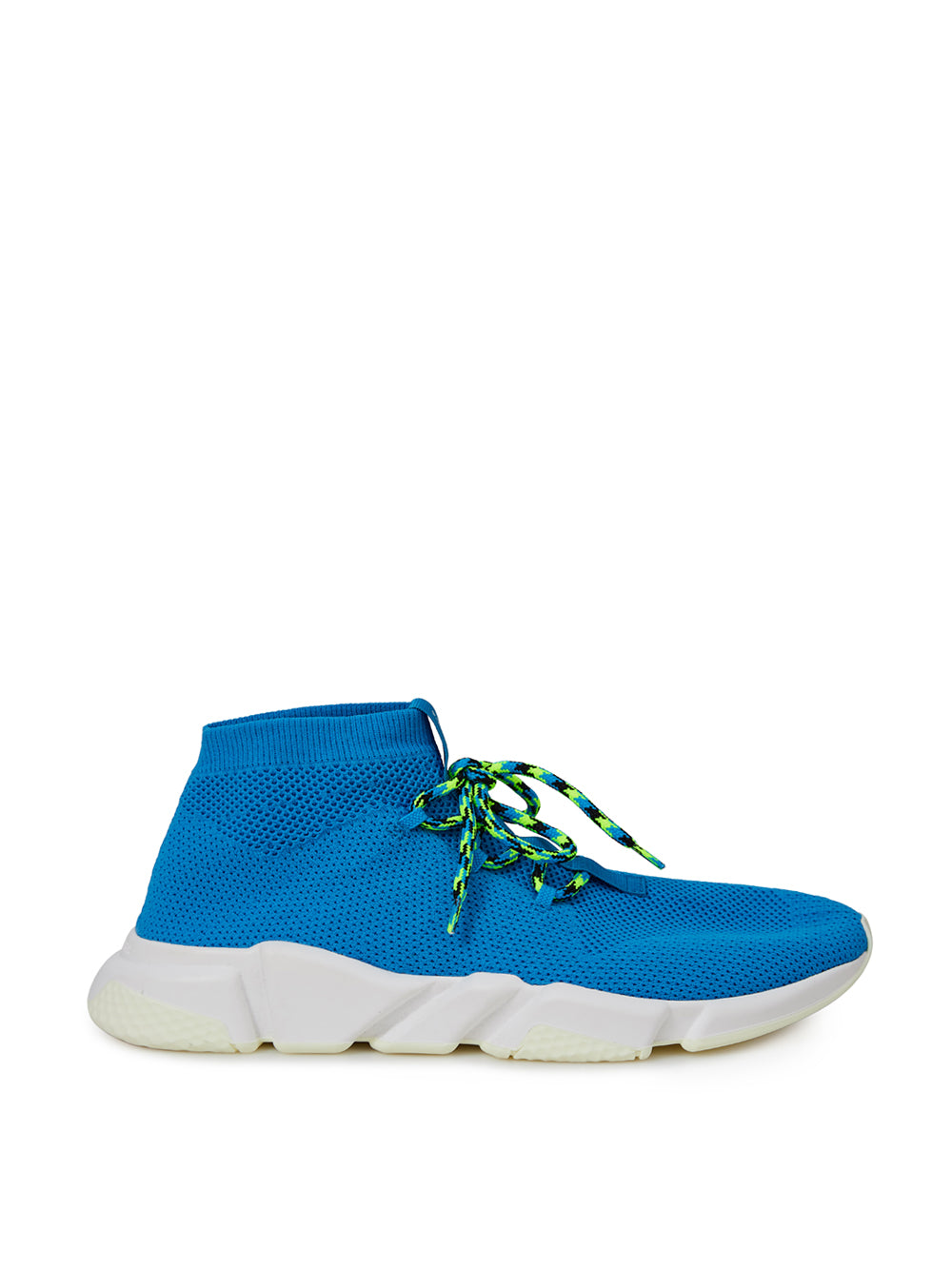 Balenciaga Blue Cotton Athletic Men's Sneakers