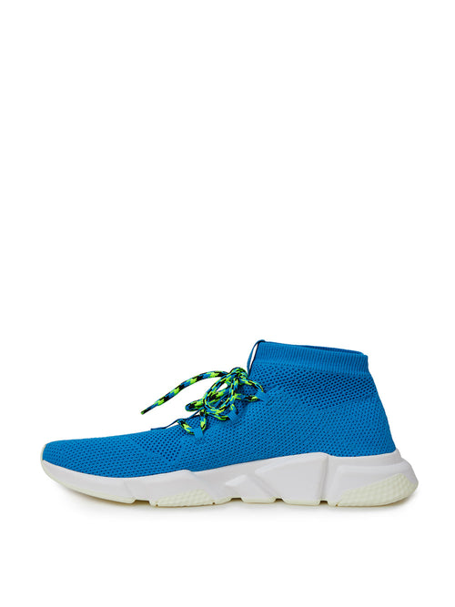 Balenciaga Blue Cotton Athletic Men's Sneakers