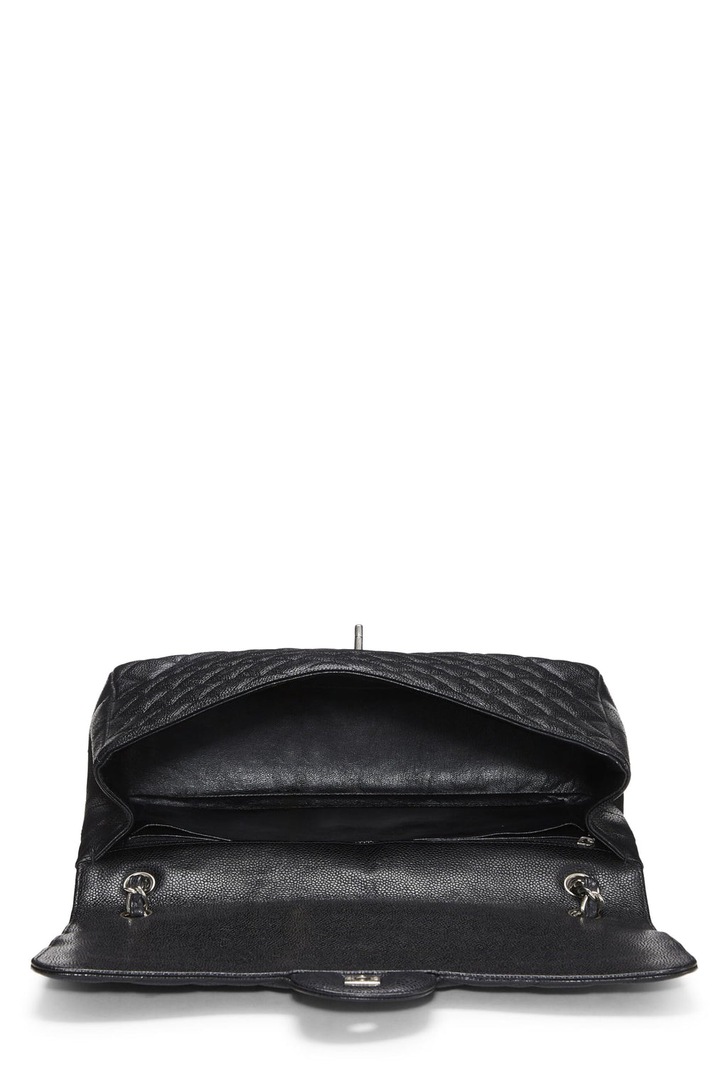 Chanel,  Navy Quilted Lambskin New Classic Flap Maxi, Navy