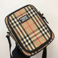 Burberry Vintage Check And Crossbody Bag For Men, Bags 8.7in/22cm