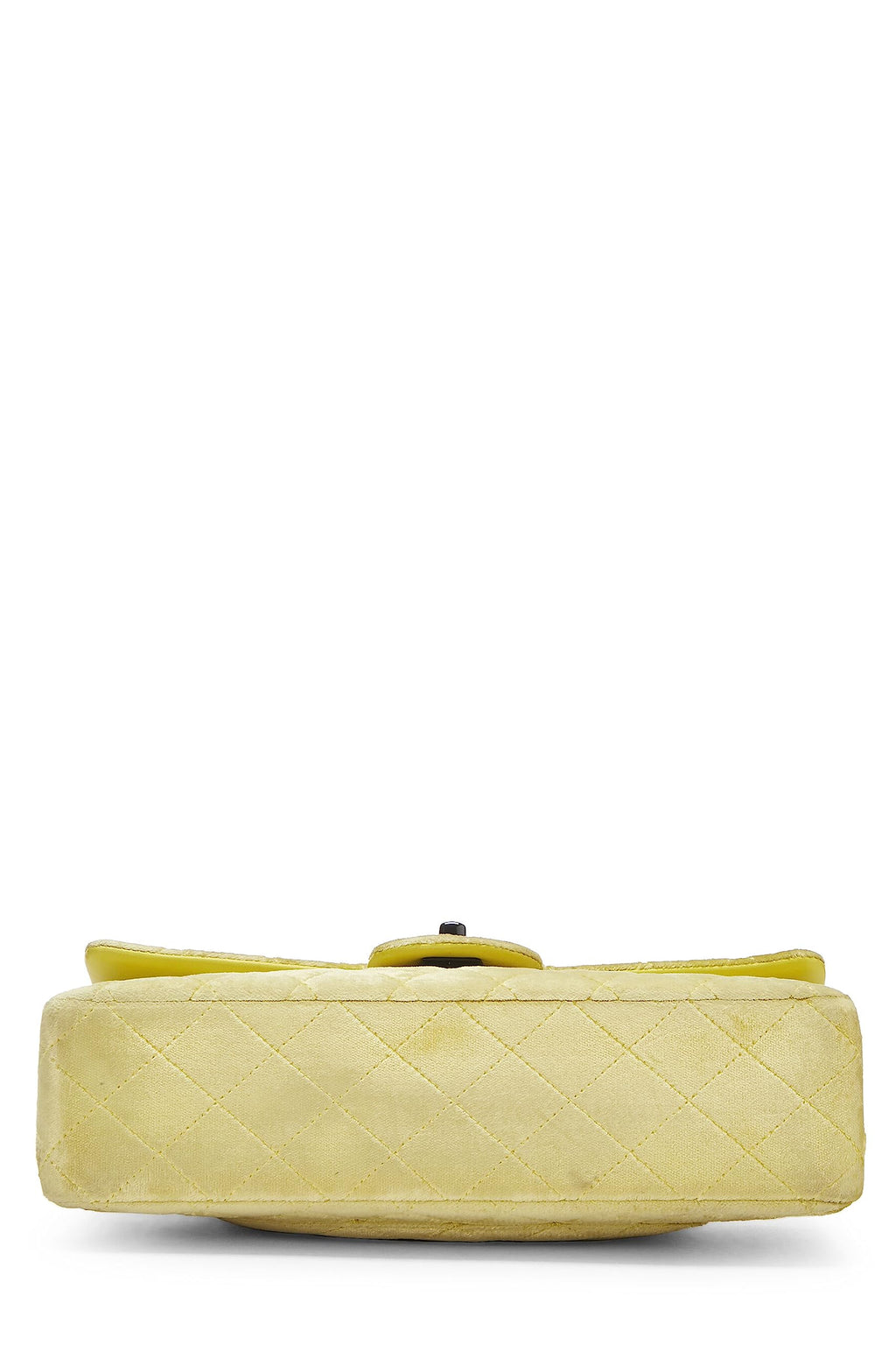 Chanel,  Yellow Quilted VeLouis Vuittonet Classic Double Flap Small, Yellow