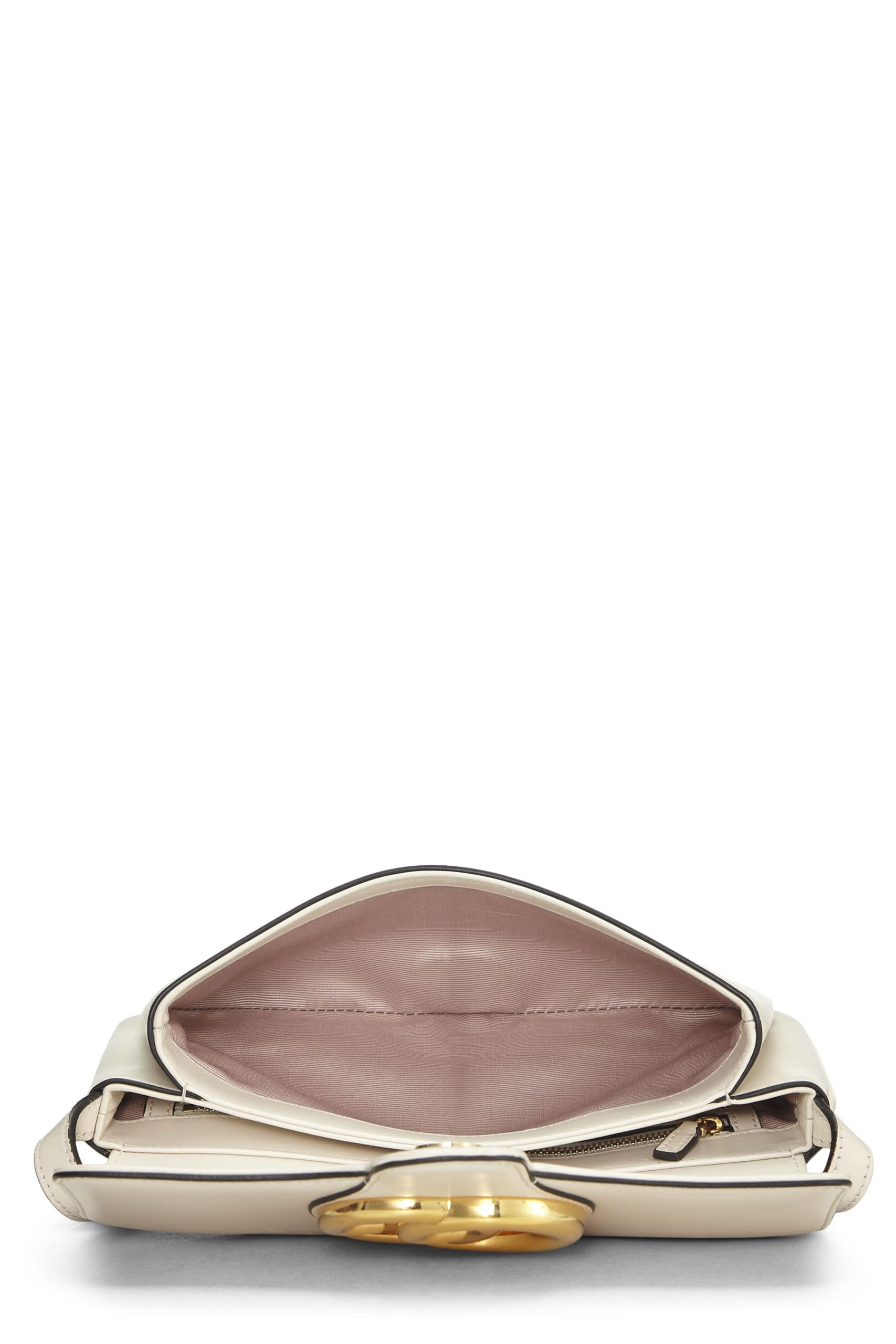 Gucci,  White Leather Arli Shoulder Bag Small, White