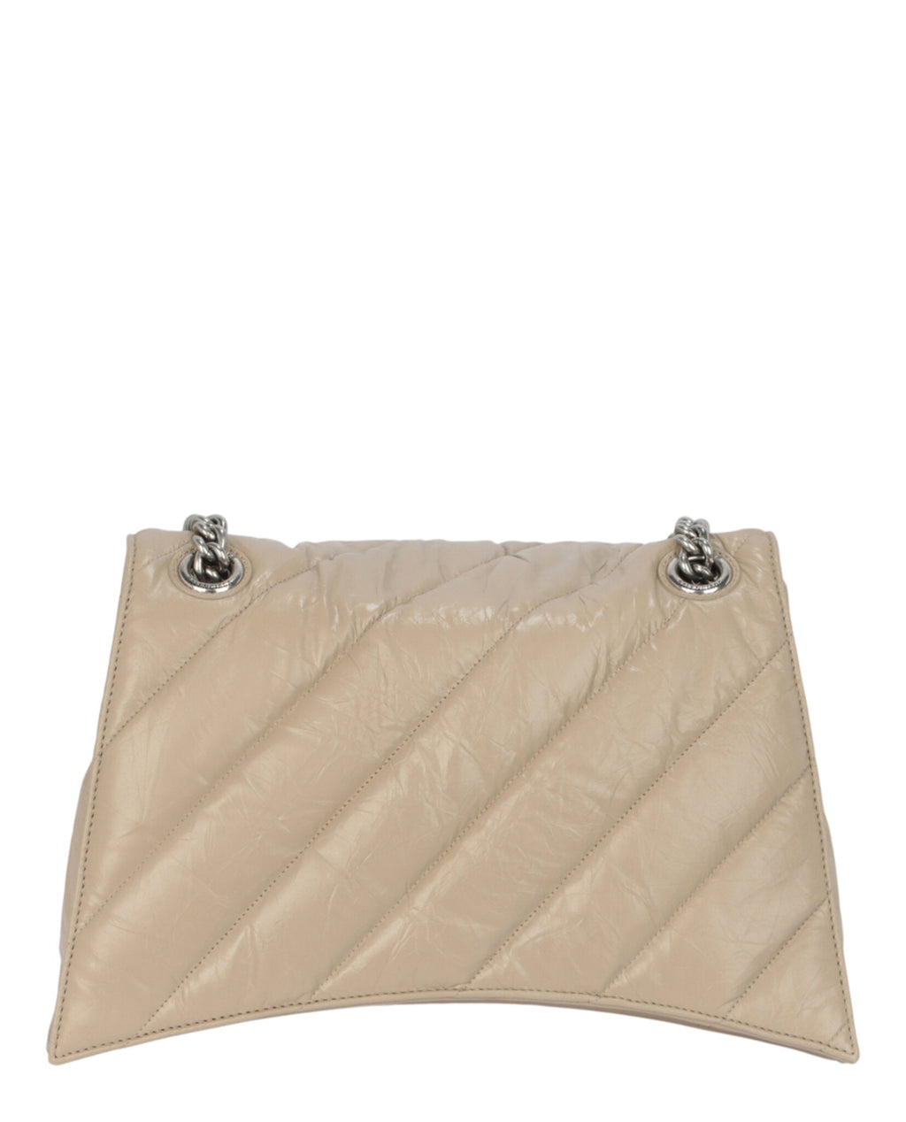 Balenciaga Womens Crush Quilted Chain Shoulder Bag