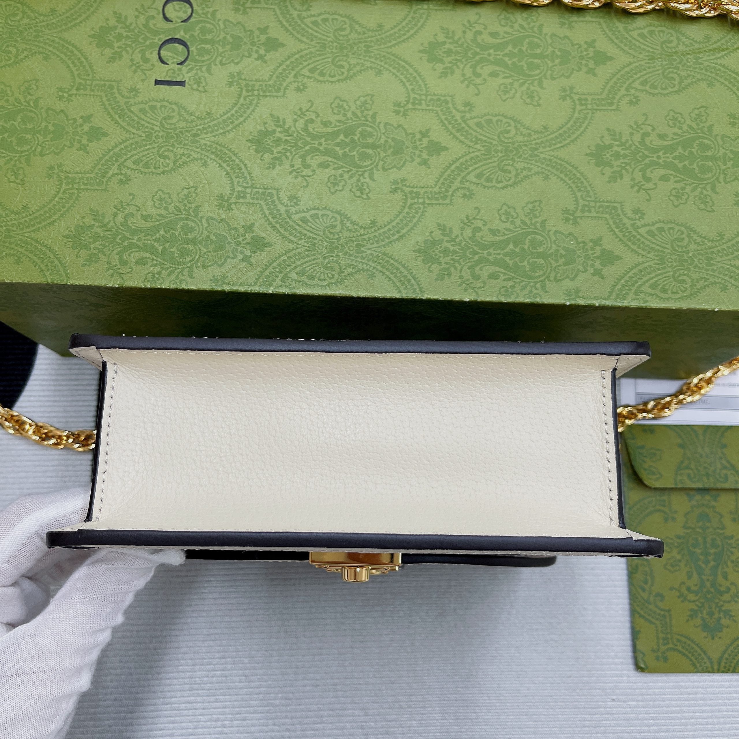 Gucci OphiDiora Gucci Mini Shoulder Bag Beige For Women, Women’s Bags 6.9in/18cm Gucci