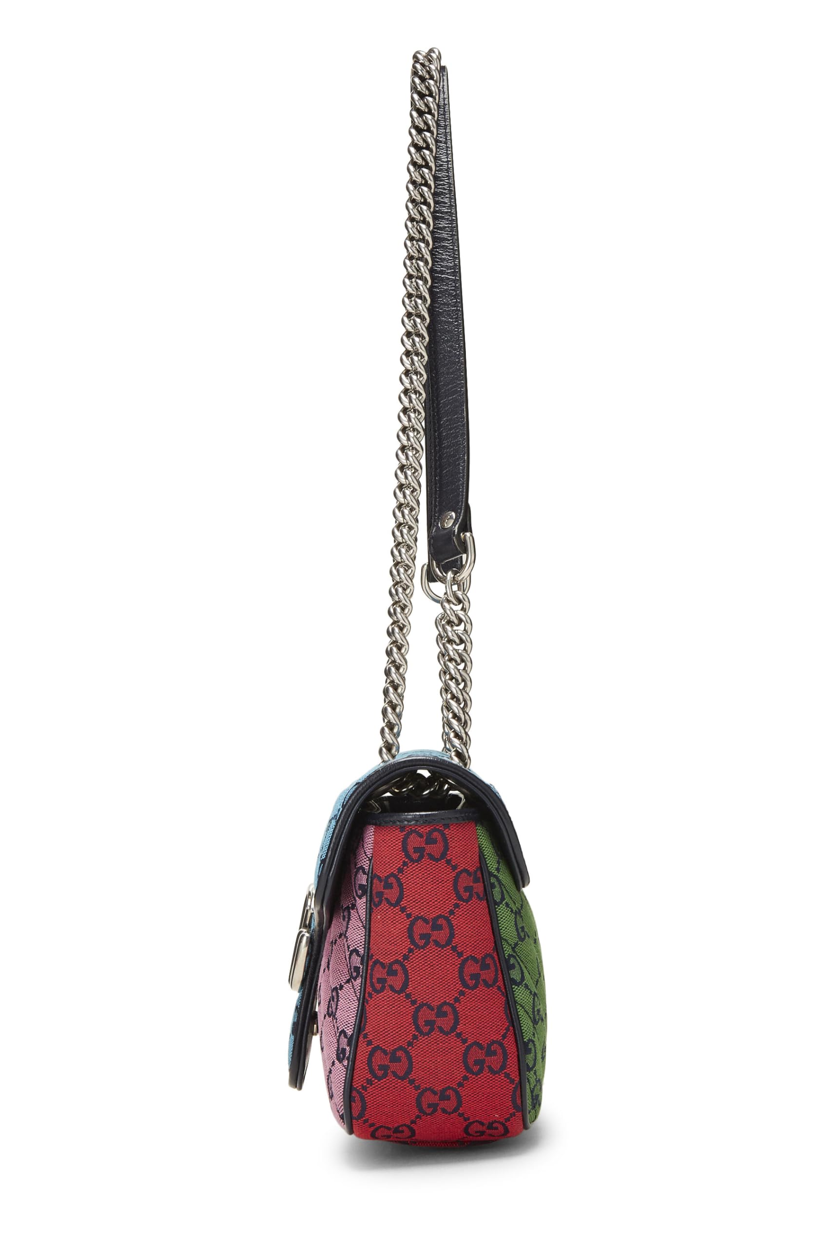 Gucci,  Multicolor GG Canvas Marmont Shoulder Bag Small, Multi