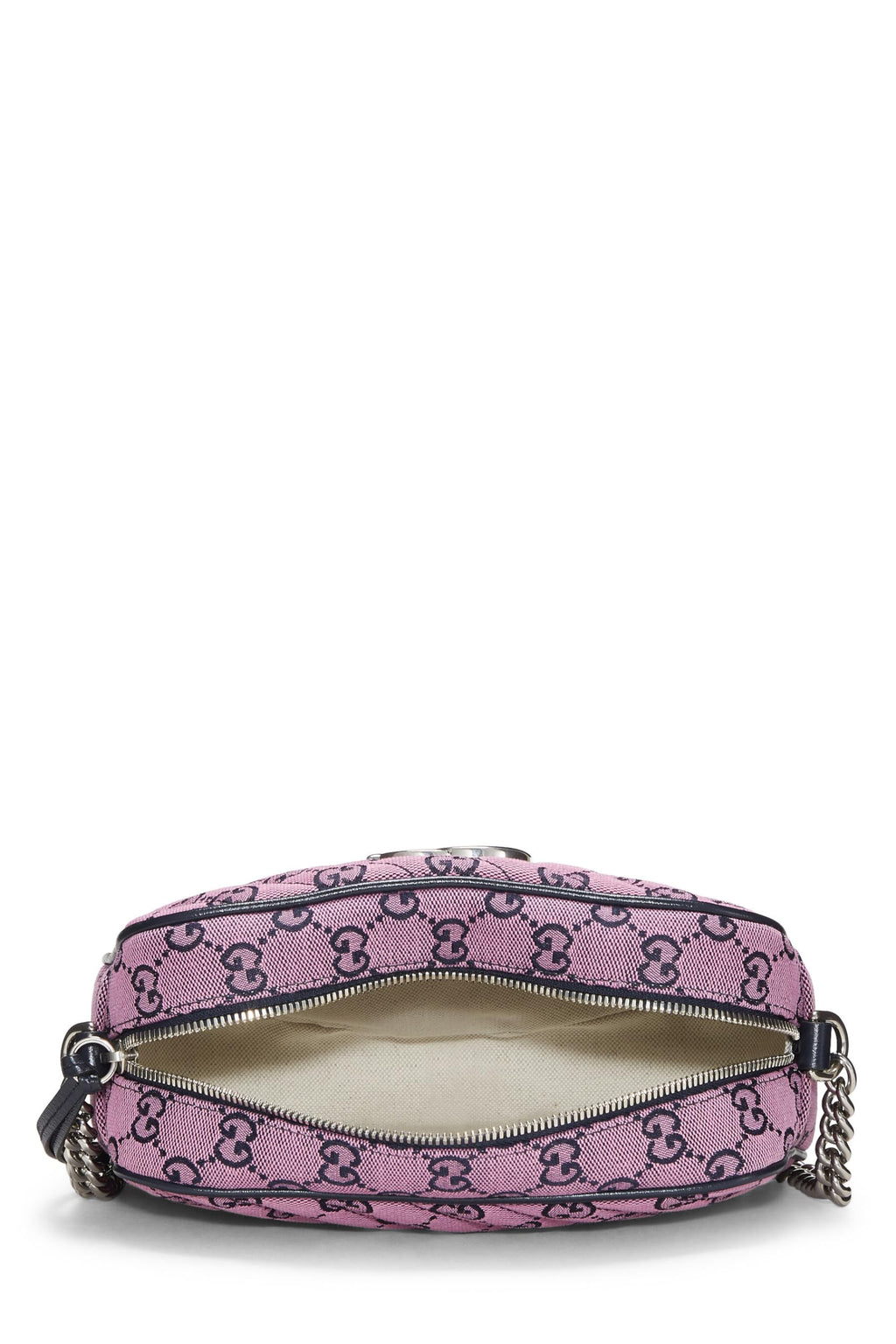 Gucci,  Pink Original Gucci Canvas Marmont Crossbody Small, Pink