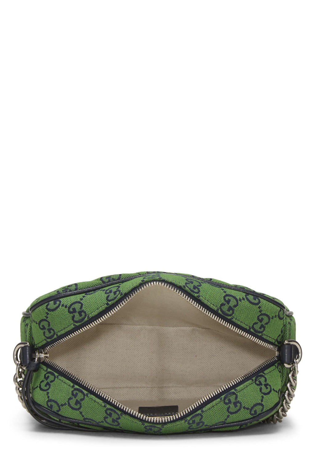 Gucci,  Green Original Gucci Canvas MatelassÃƒÆ’Ã‚Â© Marmont Crossbody Small, Green