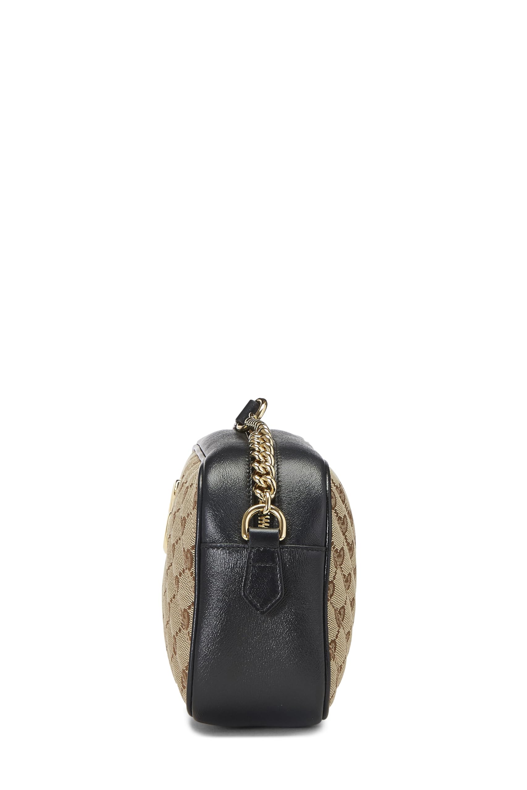 Gucci,  Original Gucci Canvas Marmont Crossbody Small, Black