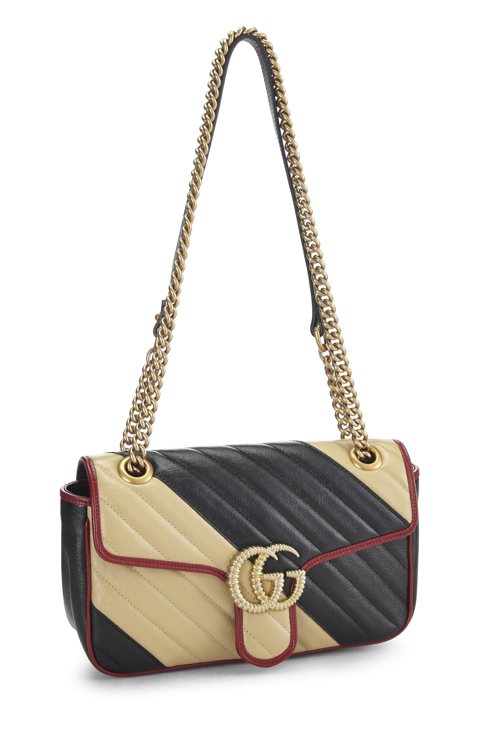 Gucci,  Multicolor MatelassÃƒÆ’Ã‚Â© Leather Marmont Shoulder Bag, Multi