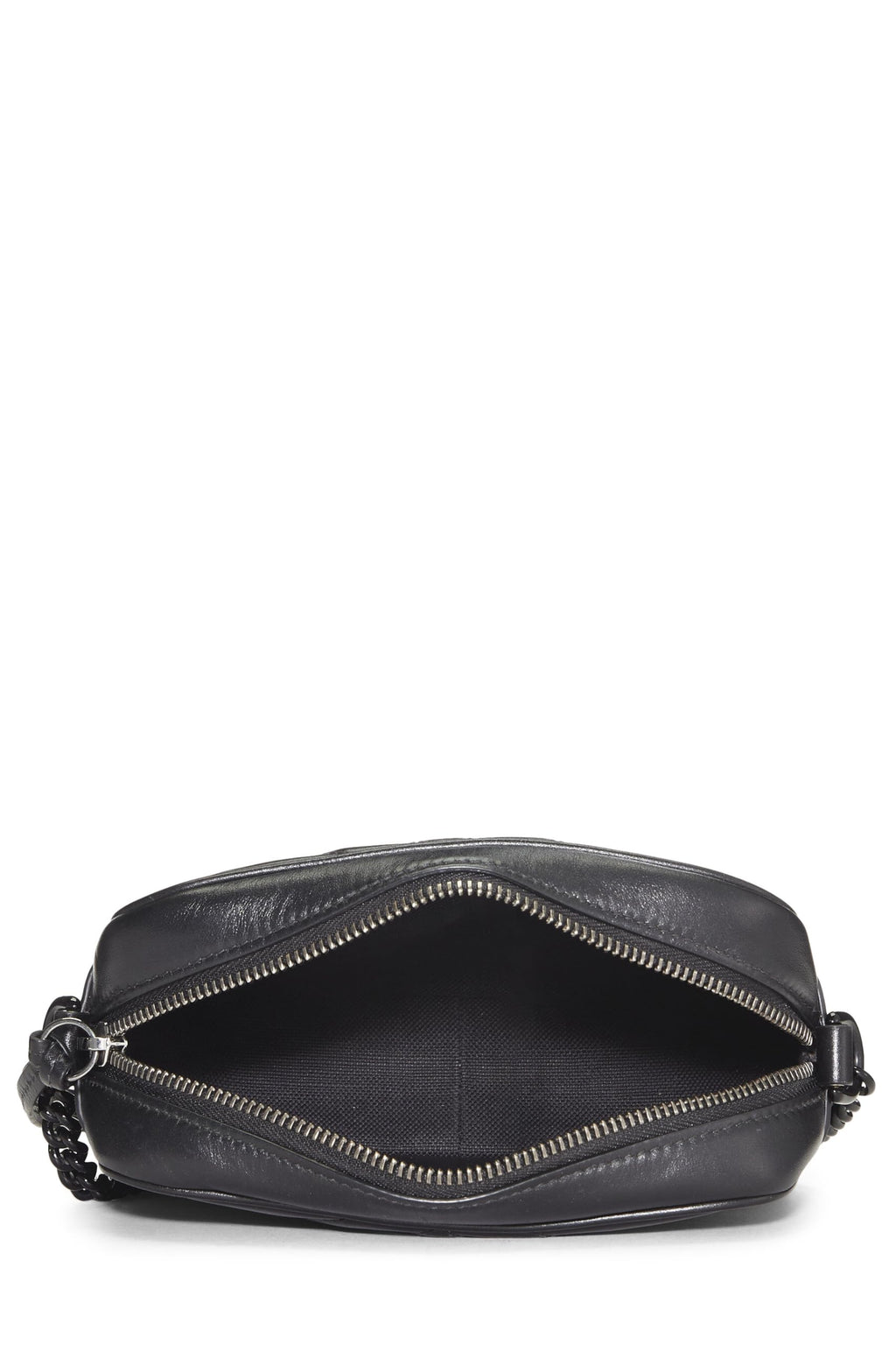 Gucci,  Black Leather Gucci Marmont Crossbody Mini, Black