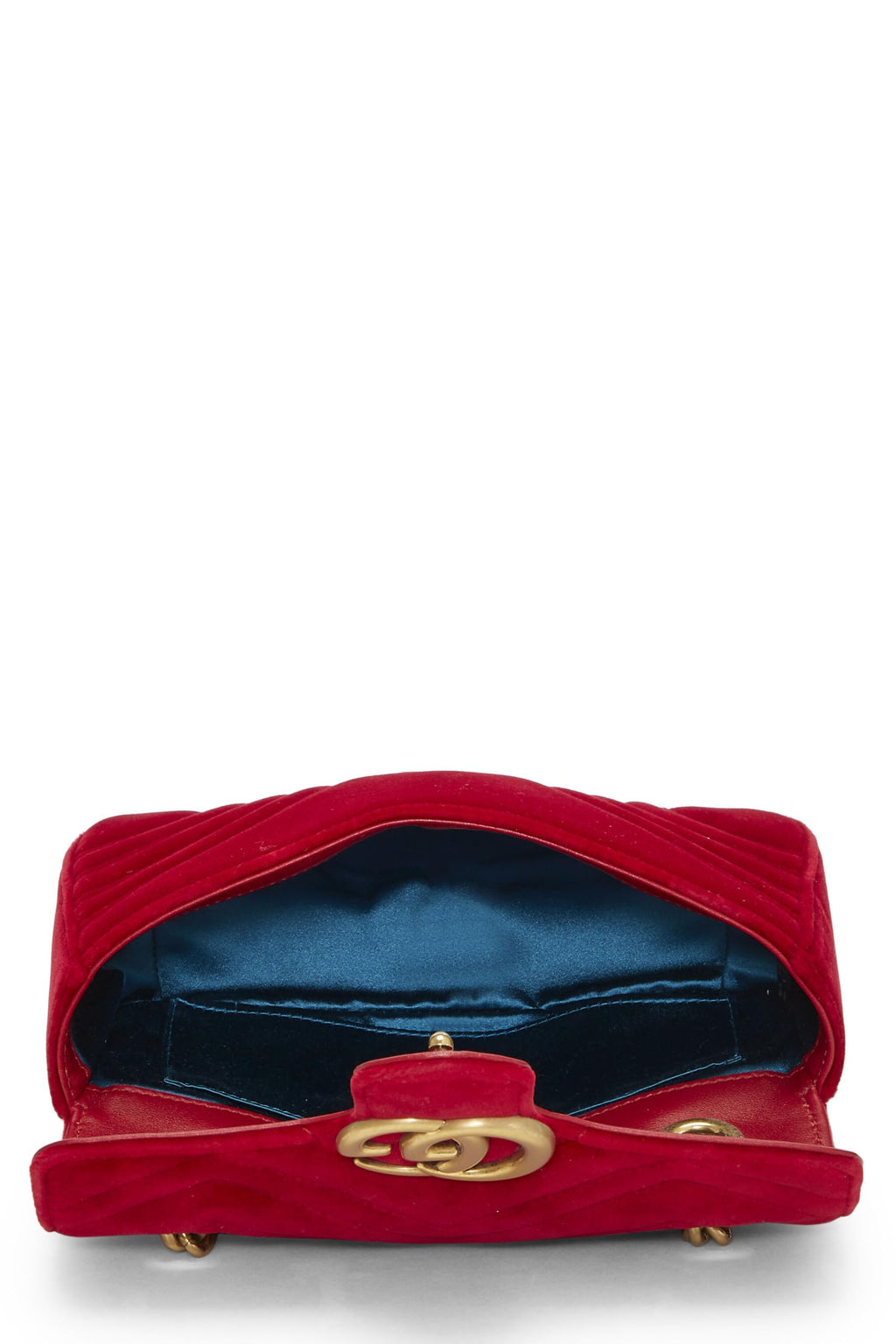 Gucci,  Red VeLouis Vuittonet GG Marmont Shoulder Bag Mini, Red