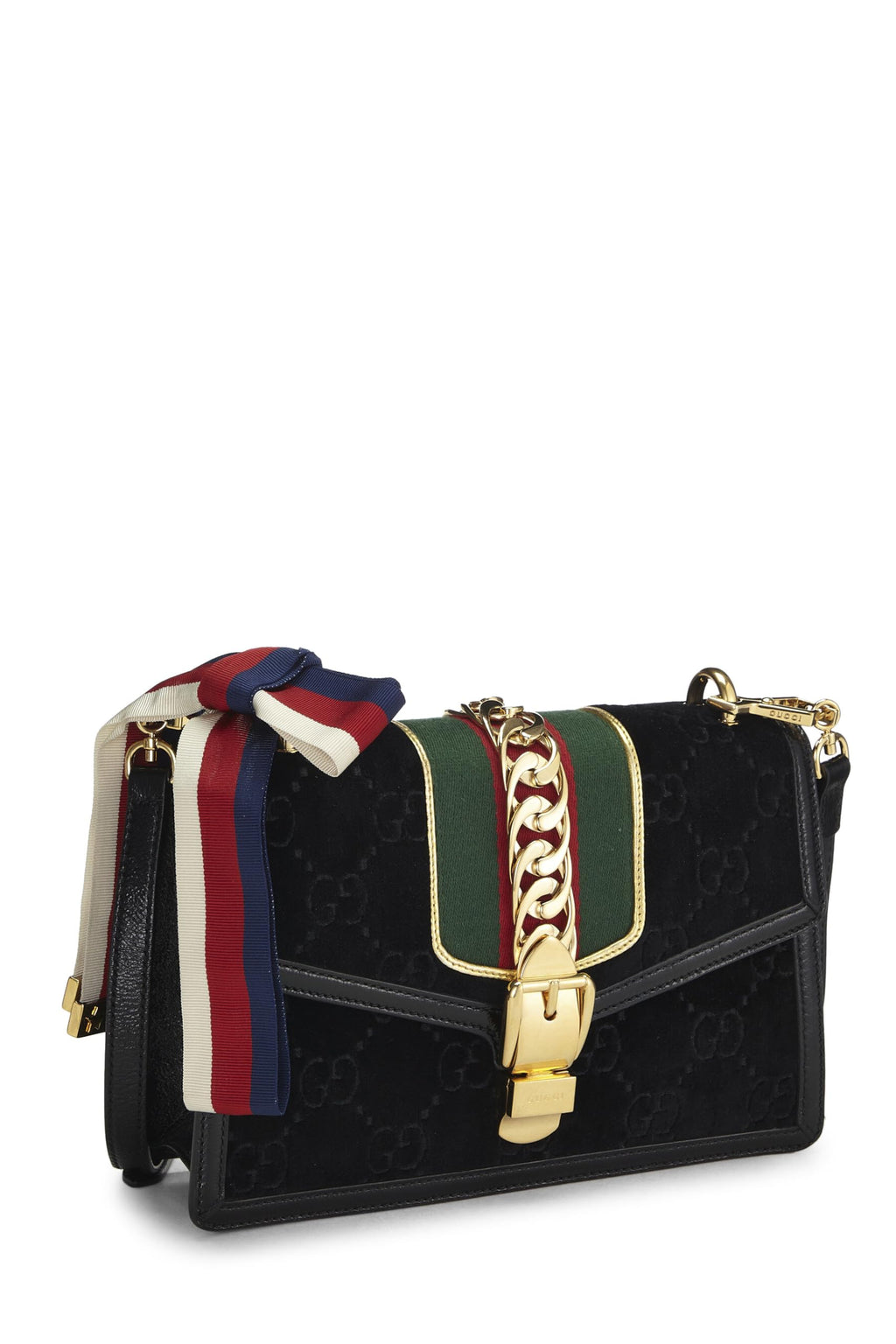 Gucci,  Black VeLouis Vuittonet SyLouis Vuittonie Shoulder Bag, Black