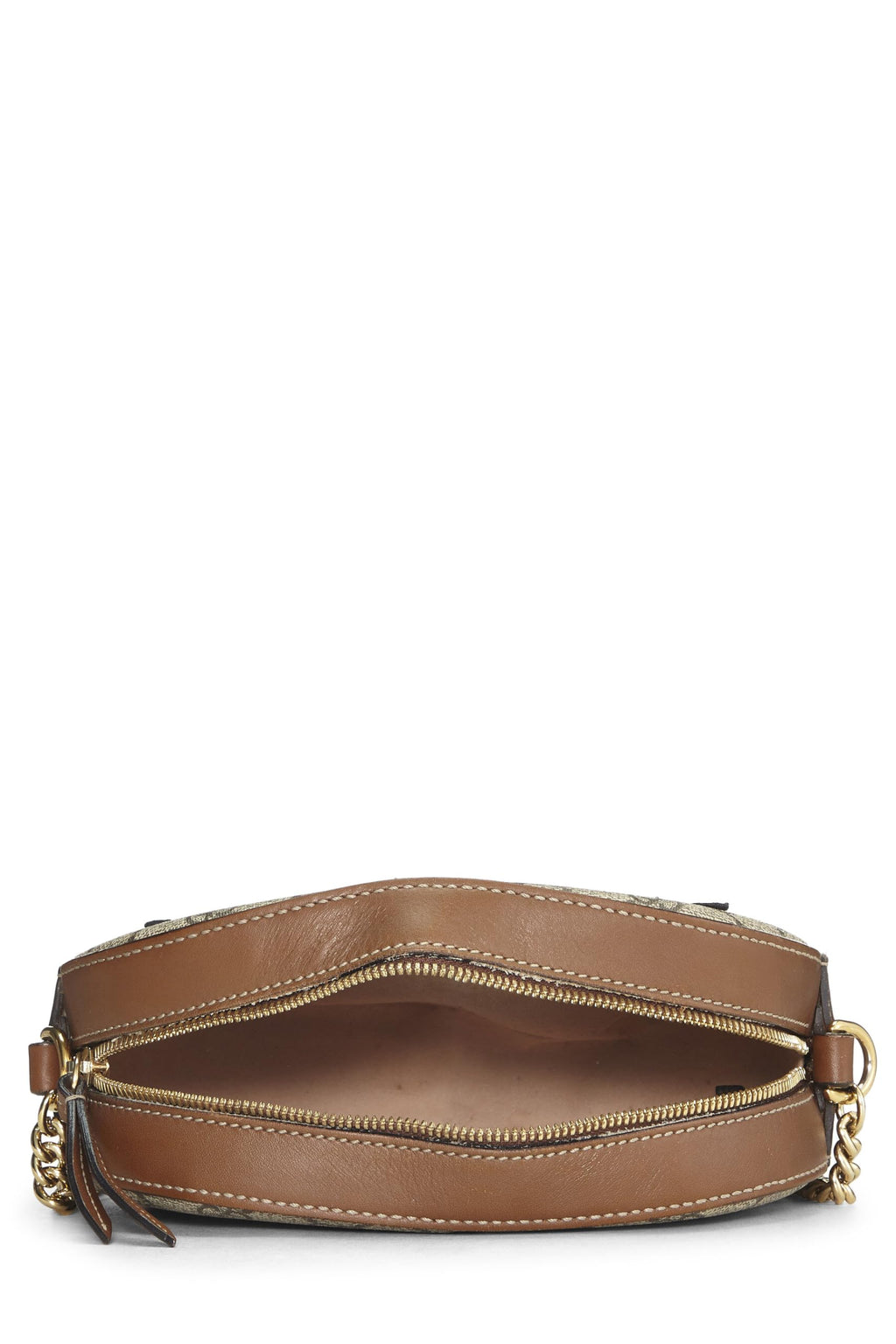 Gucci,  Original Gucci Supreme Canvas Floral Crossbody Bag Mini, Brown