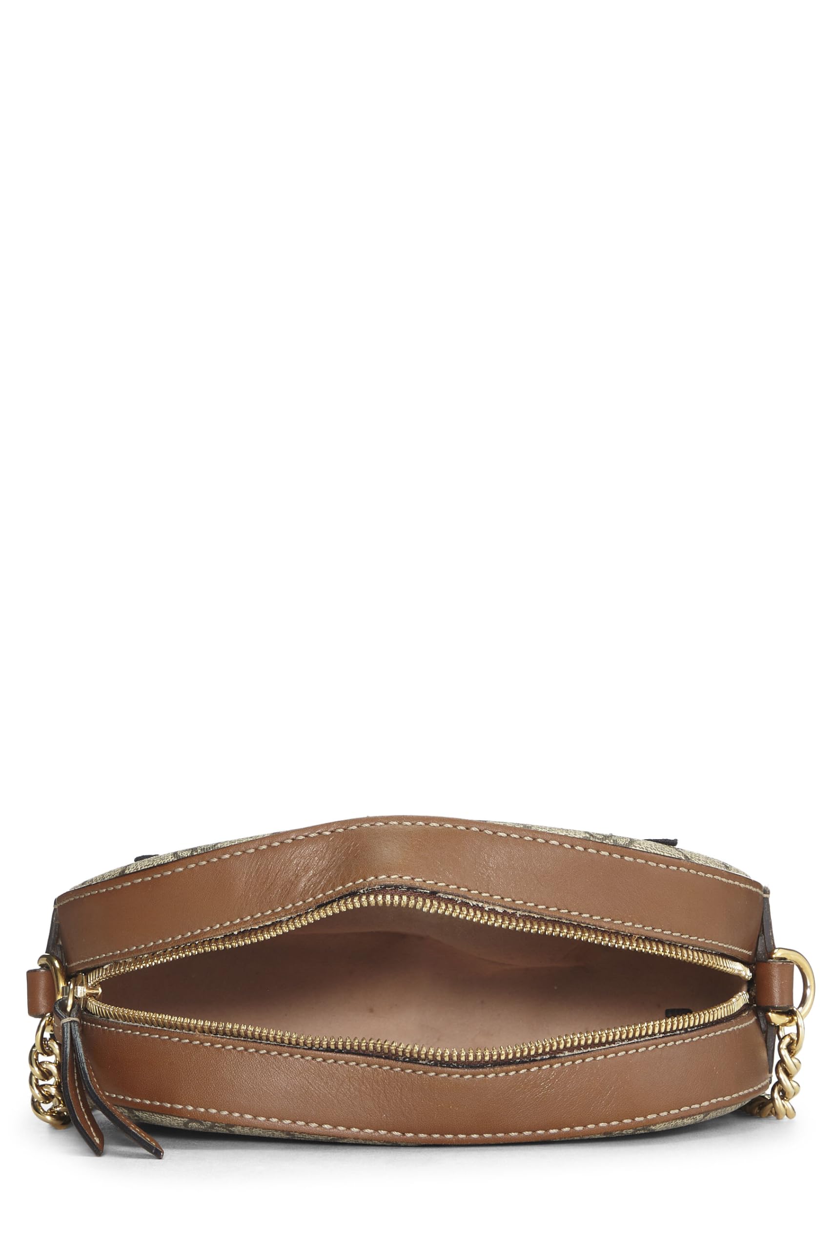 Gucci,  Original Gucci Supreme Canvas Floral Crossbody Bag Mini, Brown