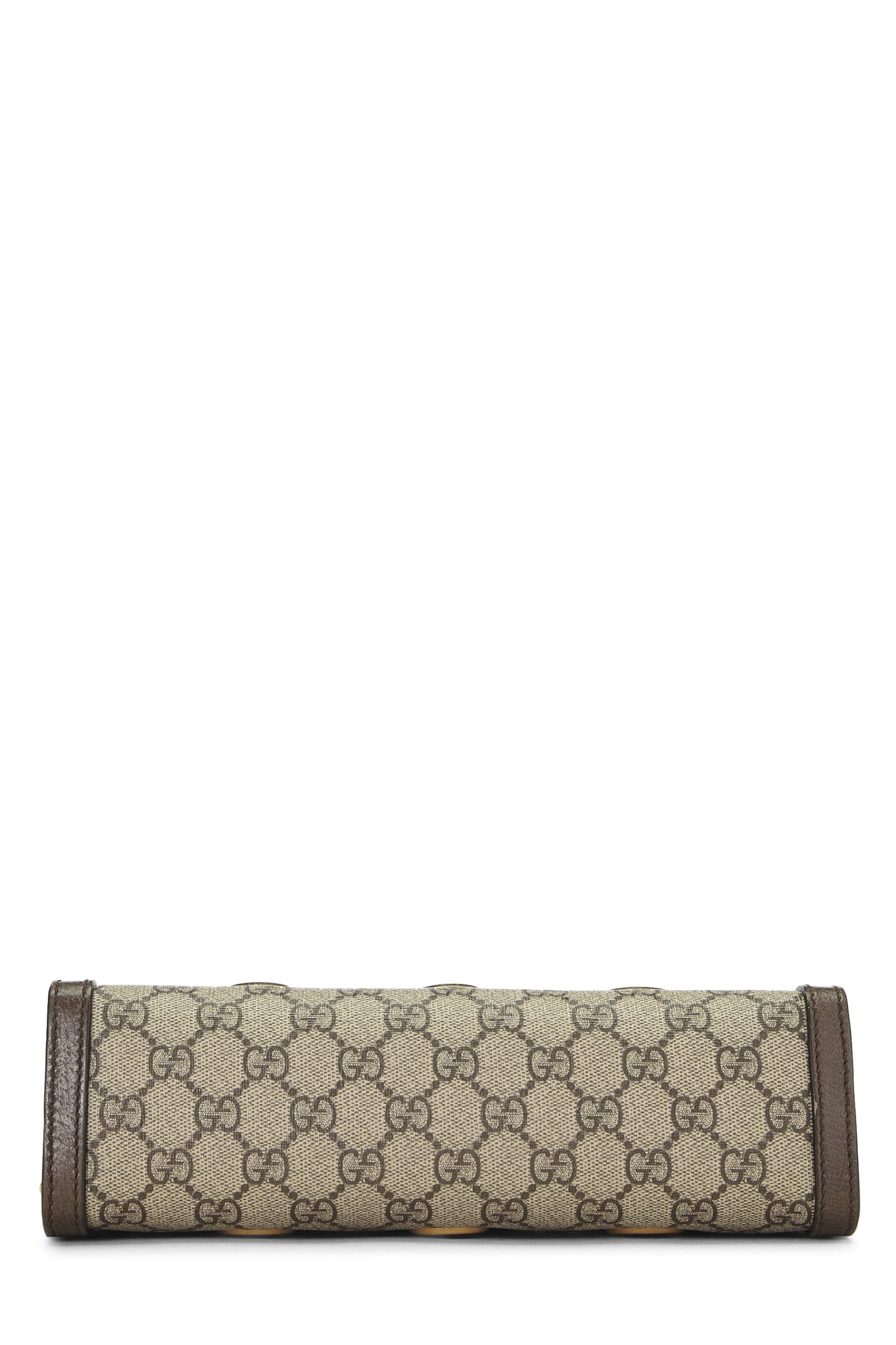 Gucci,  Original GG Supreme Canvas Ophidia Grommet Shoulder Bag Small, Brown
