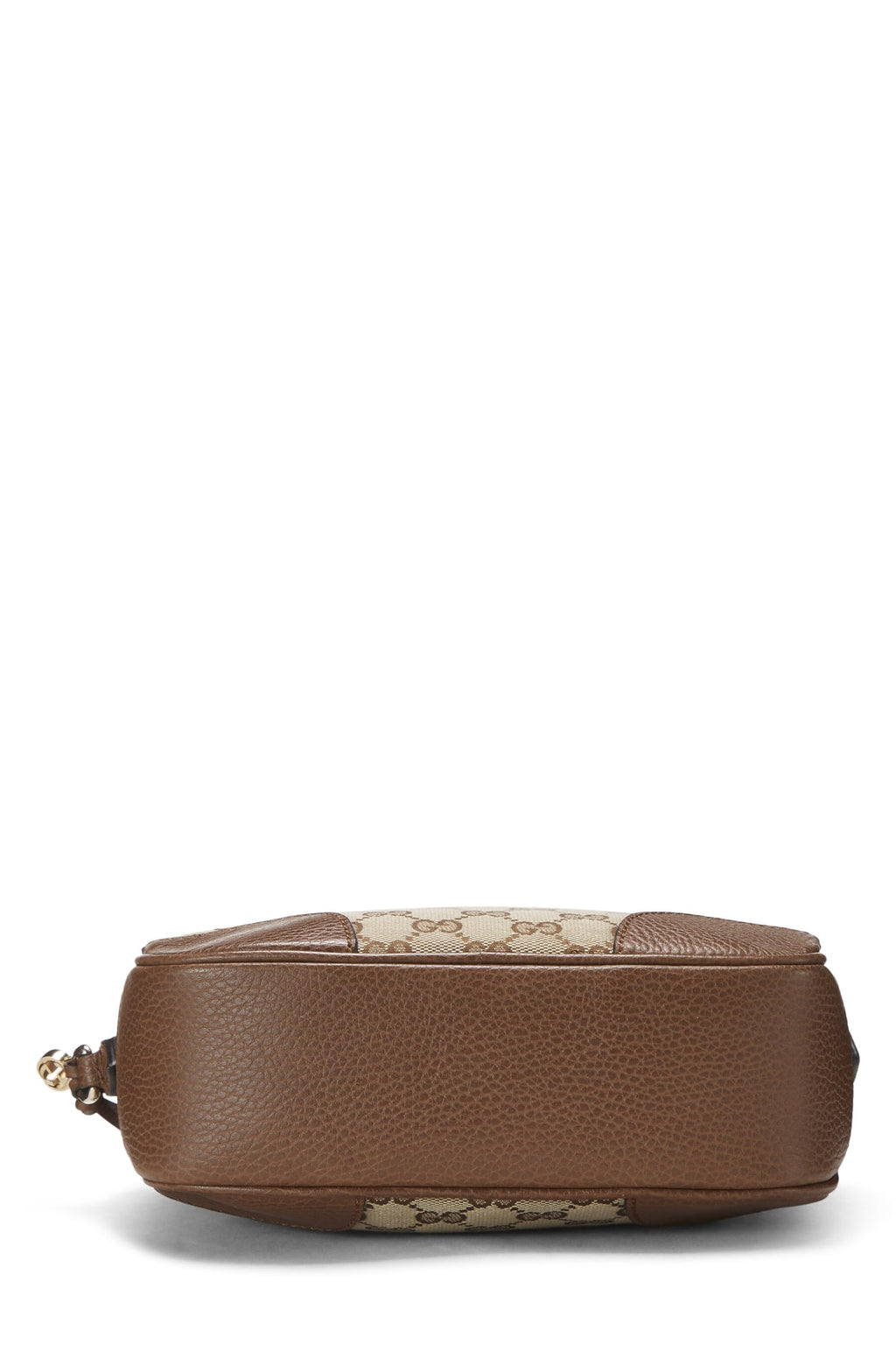 Gucci,  Brown Original Gucci Canvas Bree Crossbody, Brown