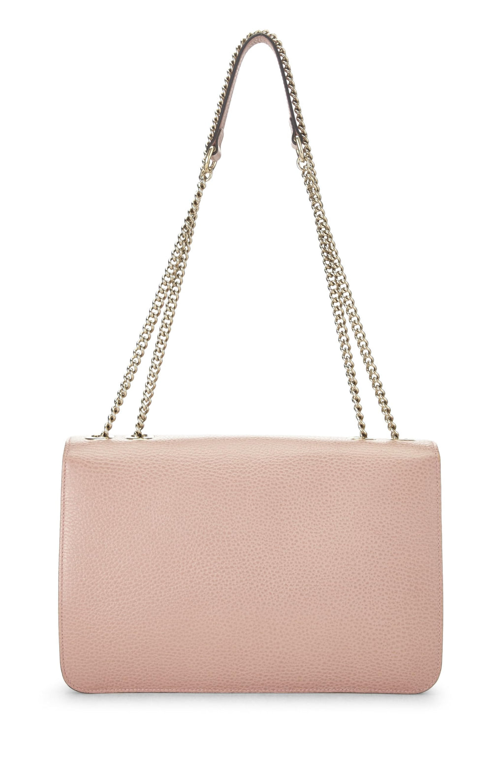 Gucci,  Pink Leather Interlocking Gucci Crossbody Bag, Pink