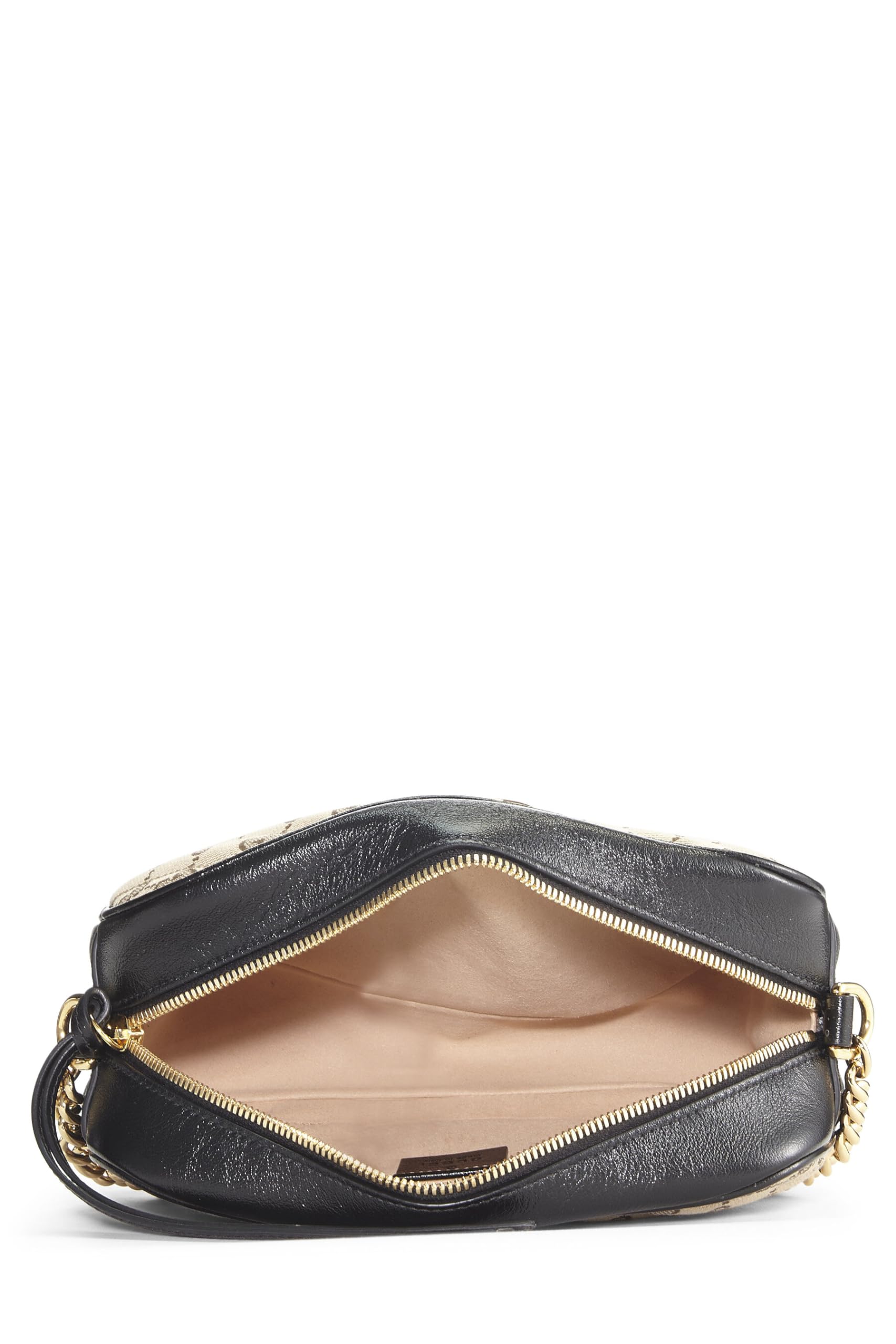 Gucci,  Black Original Gucci Canvas Marmont Crossbody Small, Black