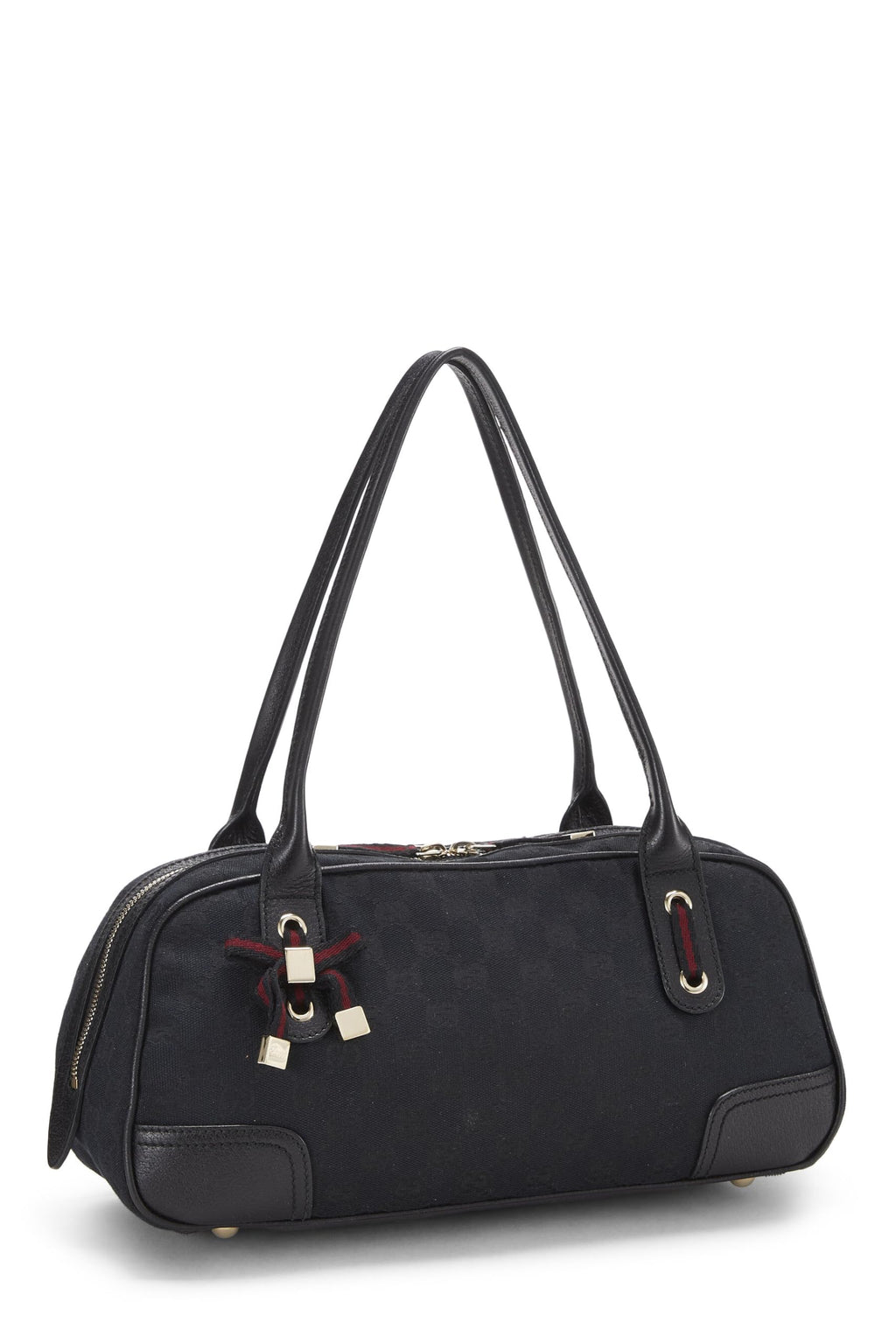 Gucci,  Black Original GG Canvas Princy Shoulder Bag, Black