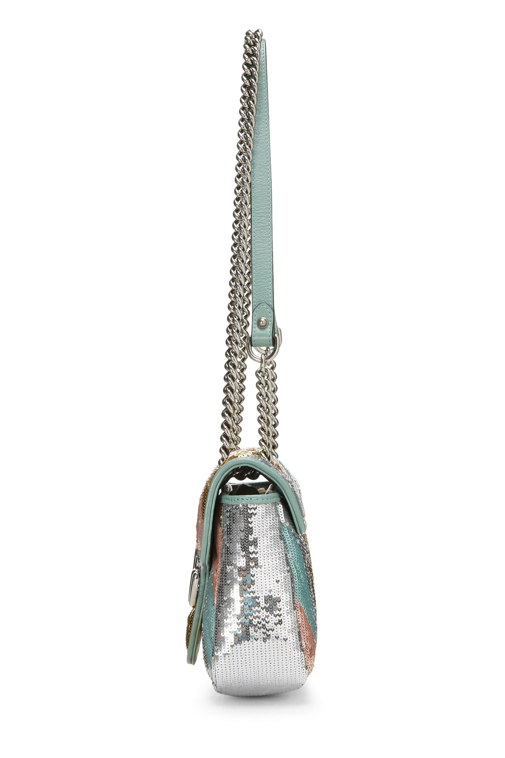 Gucci,  Multicolor GG Sequin Marmont Shoulder Bag Small, Multi