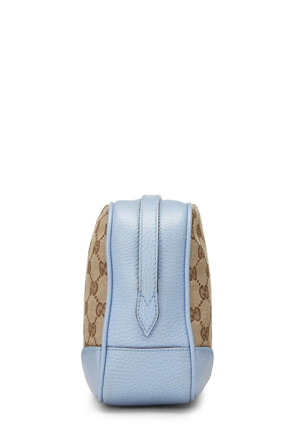 Gucci,  Blue Original Gucci Canvas Bree Crossbody, Blue