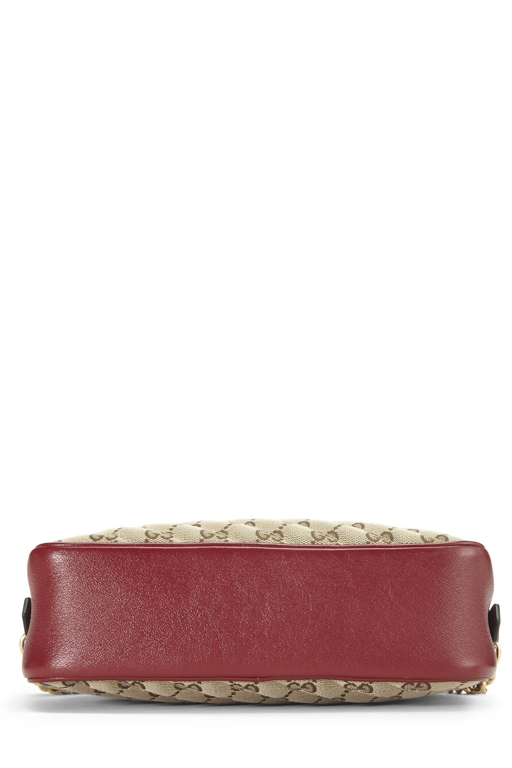 Gucci,  Red Original Gucci Canvas Marmont Crossbody Small, Red